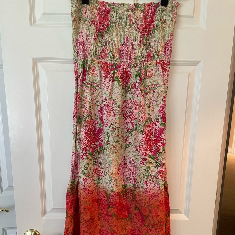 Angie High/low maxi dress (size large)
